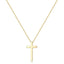 Dainty Gold Cross Pendant Necklace