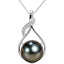 Beautiful Tahitian Black Pearl Necklace
