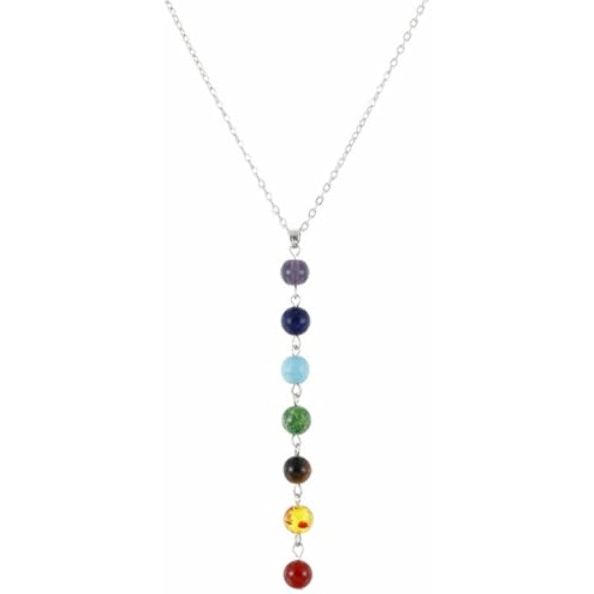 Healing Crystal 7 Chakra Beaded Necklace Main image
