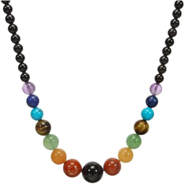 7 Chakra Necklace Stone Beaded Gemstone Gifts for Women, Mom