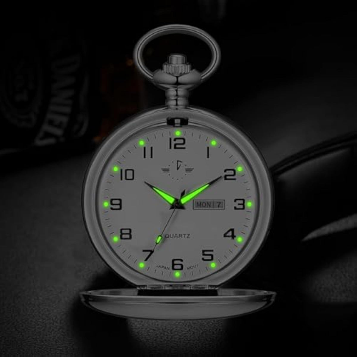 Smooth Quartz Pocket Watch for Men