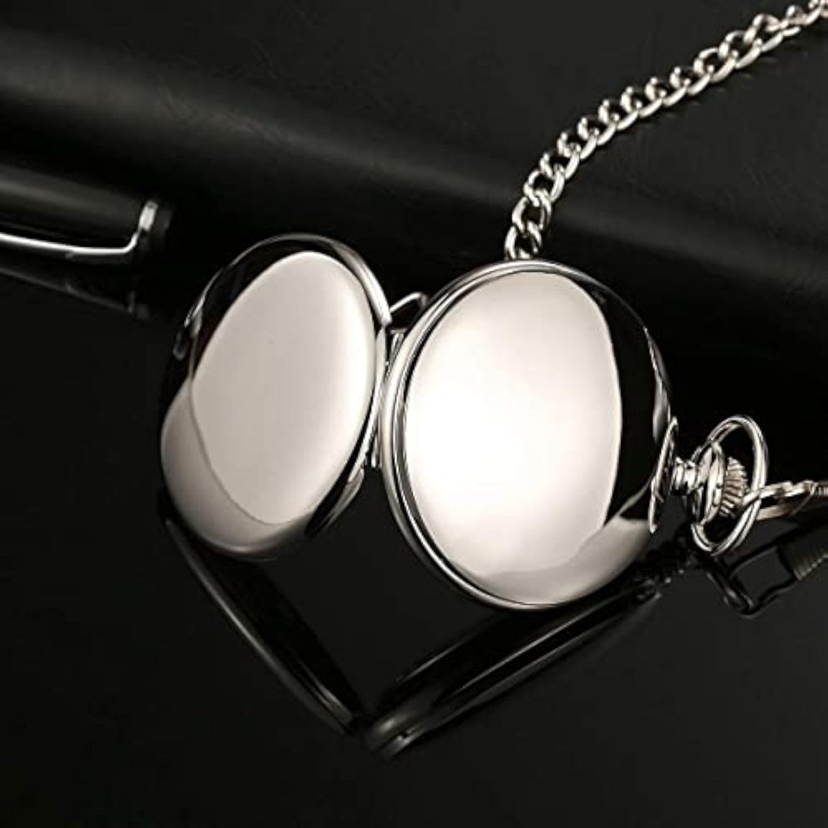 Smooth Quartz Pocket Watch for Men