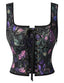 Steel Boned Floral Renaissance Corset