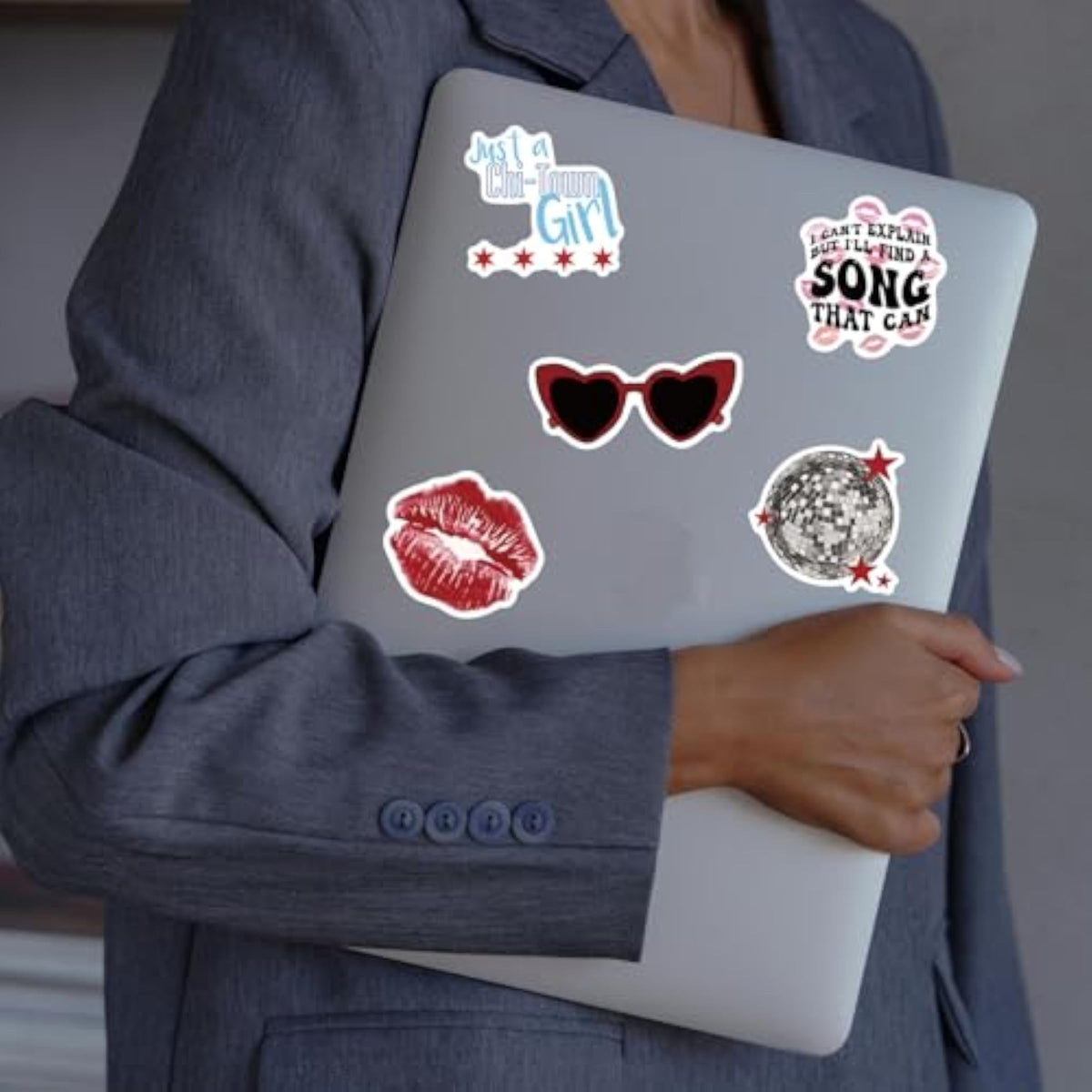 Downtown Girl Y2K Sticker Pack — 50 Vintage-Style Vinyl Decals