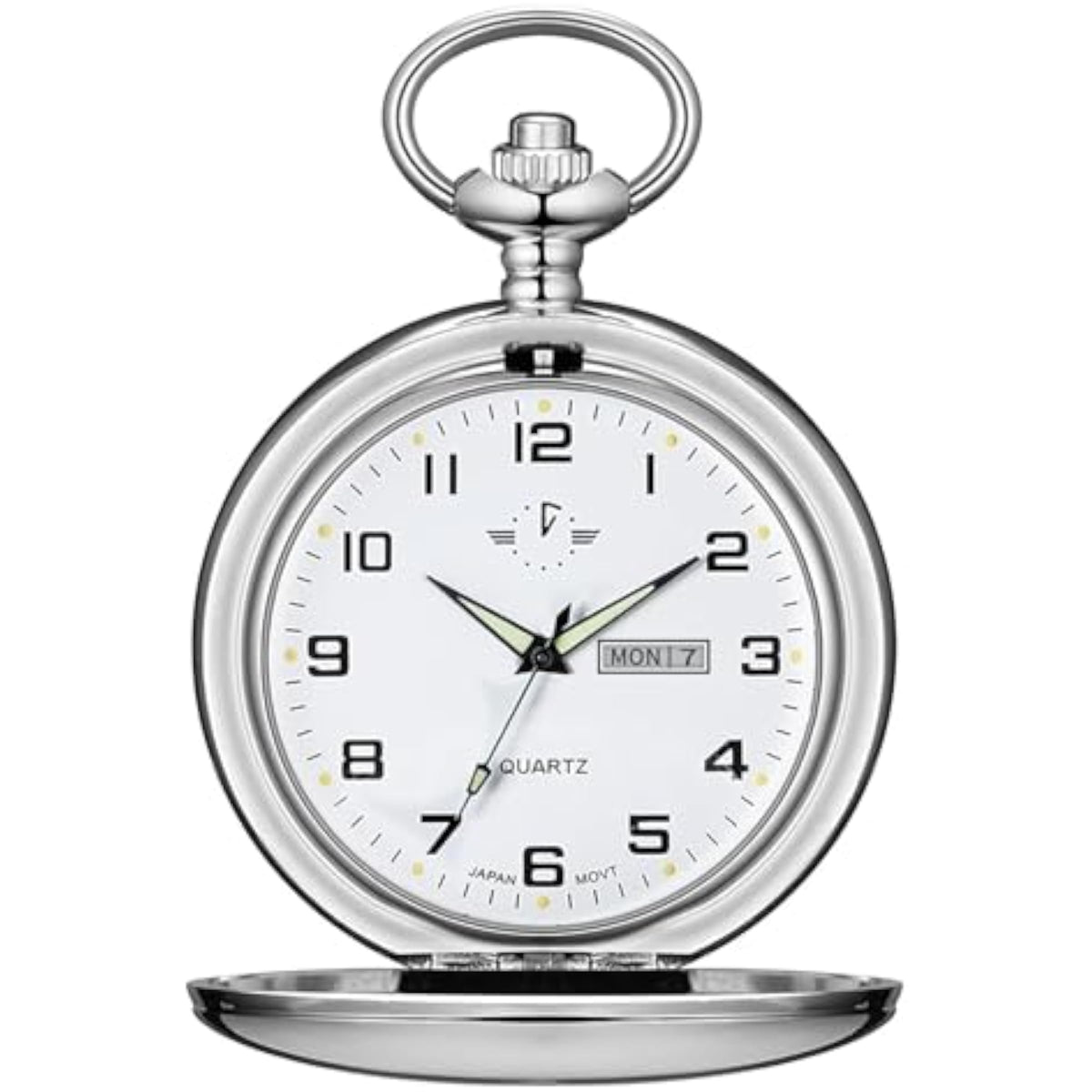 Smooth Quartz Pocket Watch for Men