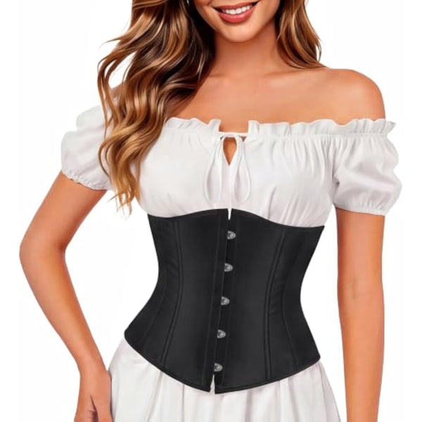Underbust Corset Top For Women Renaissance Pirate Corset