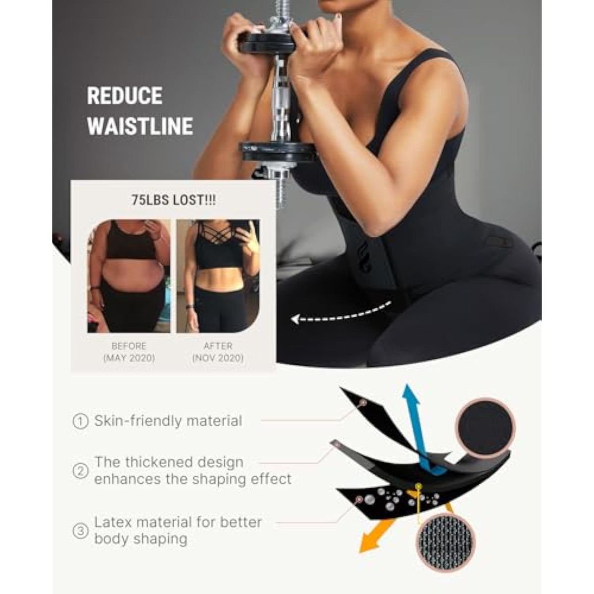 Body Shaping Waist Cinching Tummy Control Cinch Belt Corset