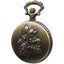 Vintage Pocket Watch with Flower Pattern Cover