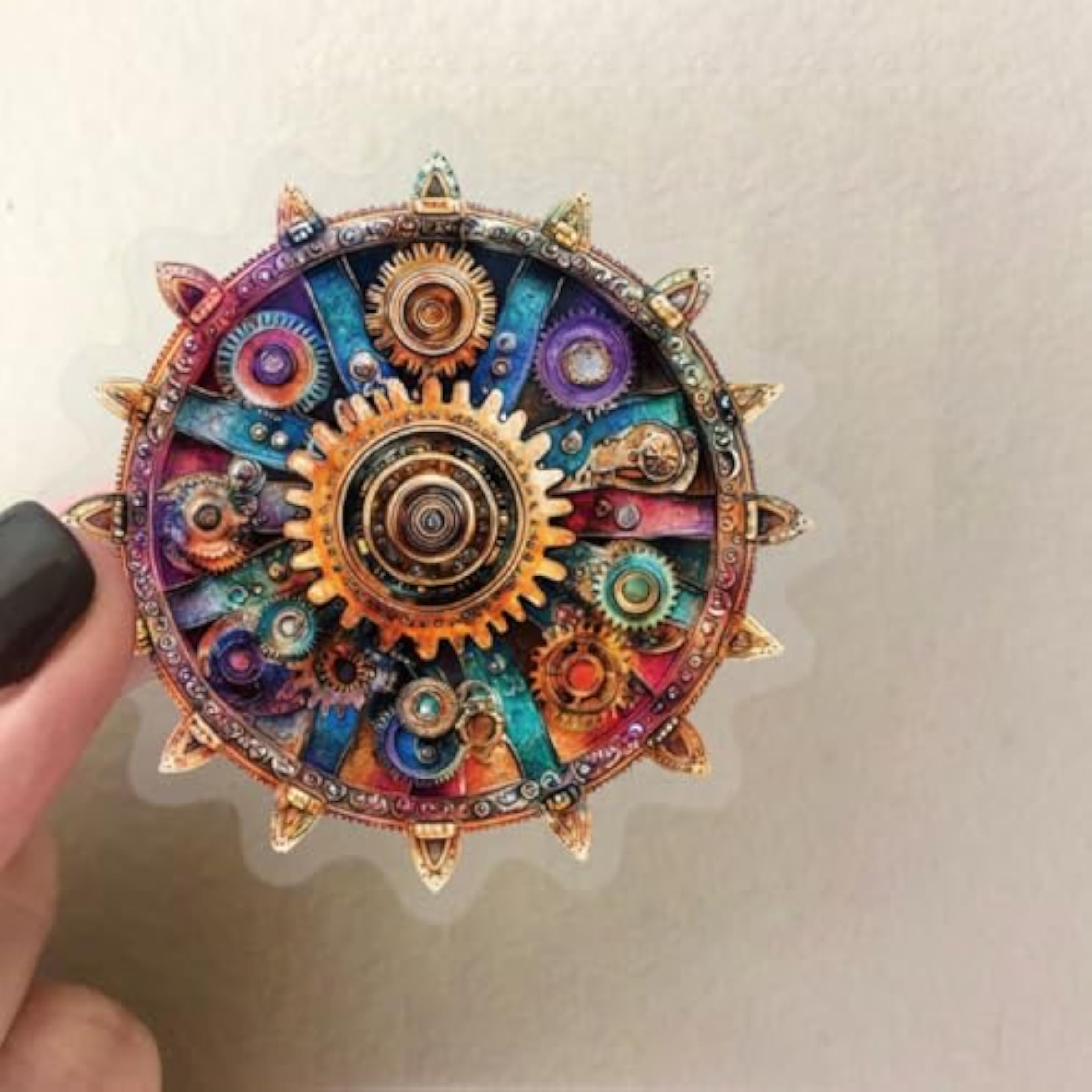 50 Pcs Mechanical Gears PET Aesthetic Stickers Secondary image