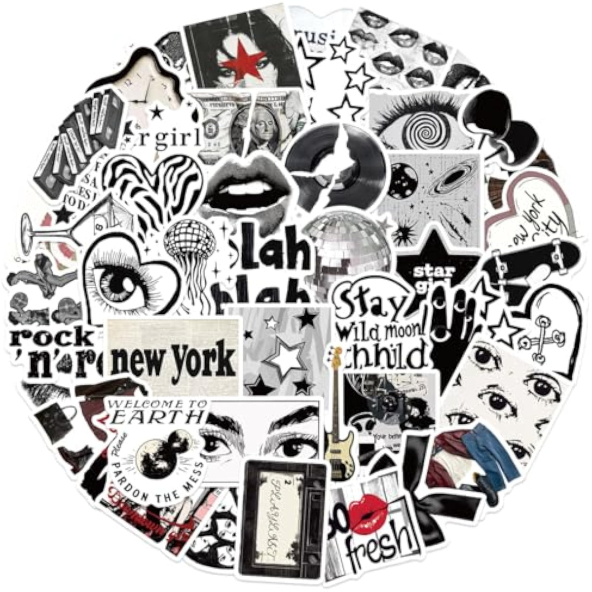 Waterproof Cool Girls Vinyl Stickers