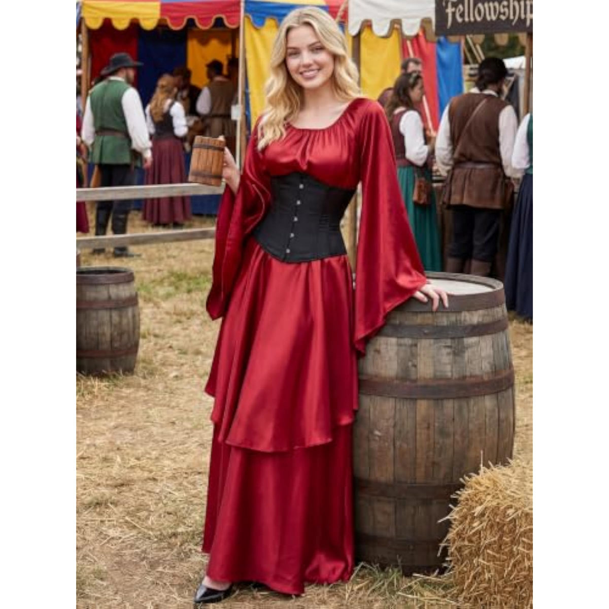 Underbust Corset Top For Women Renaissance Pirate Corset