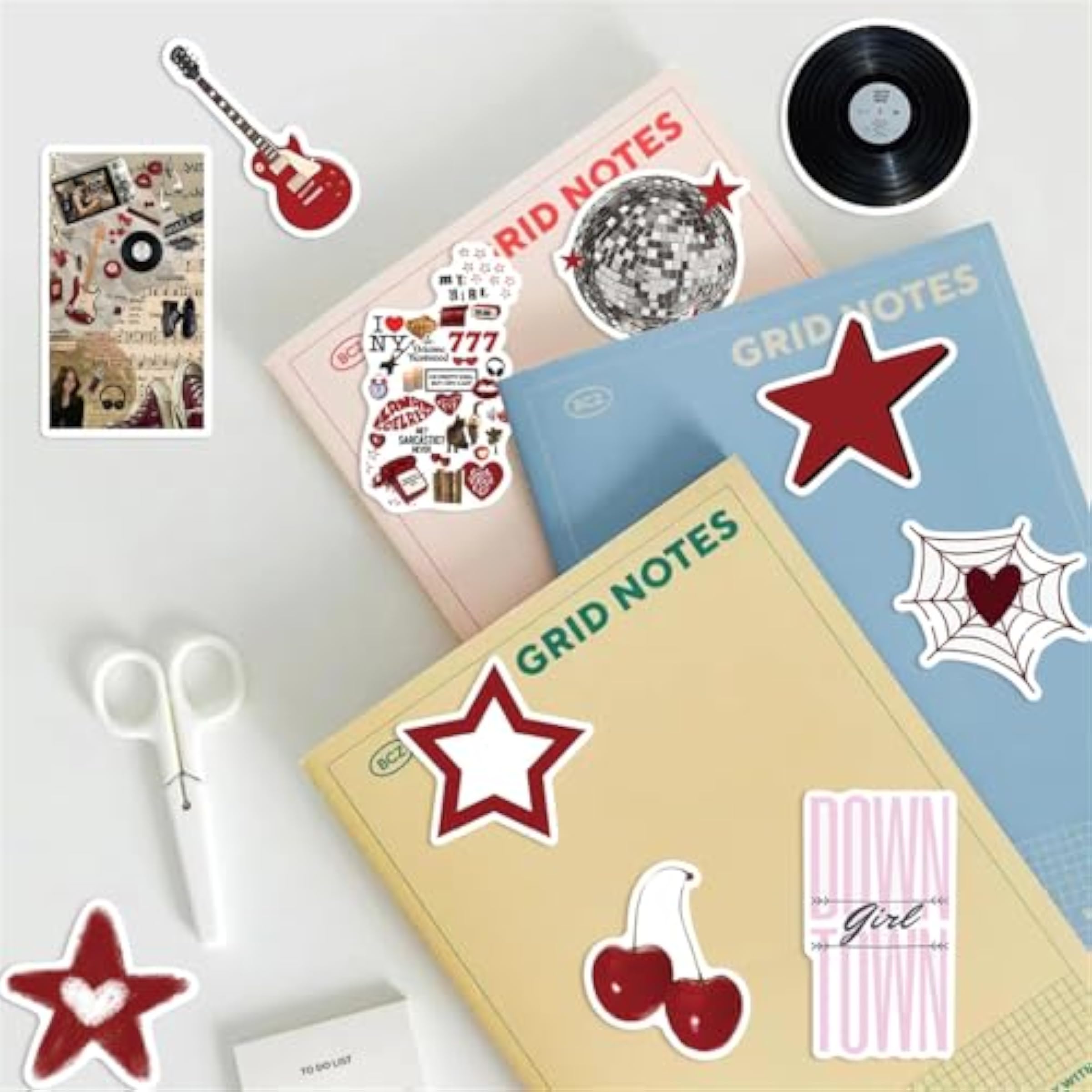 Downtown Girl Y2K Sticker Pack — 50 Vintage-Style Vinyl Decals Secondary image