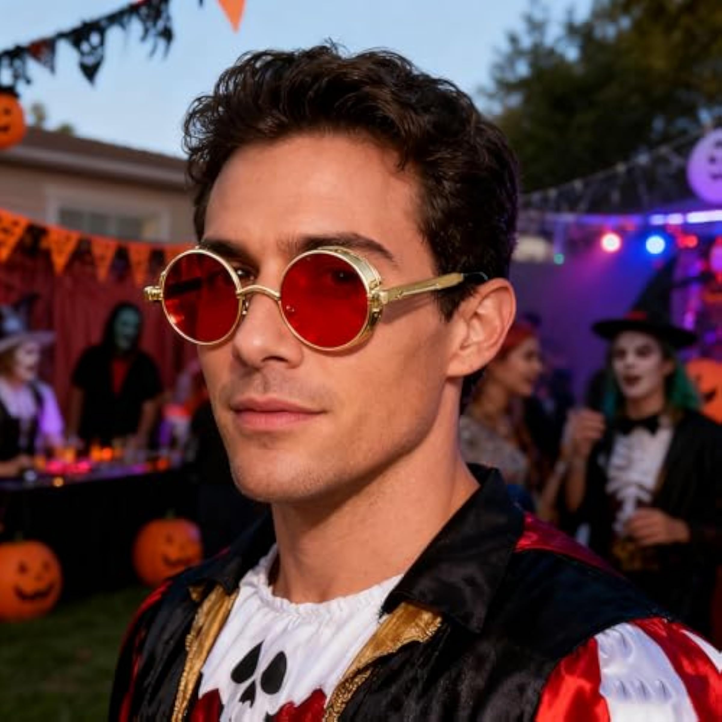 Retro Gothic Steampunk Sunglasses Secondary image