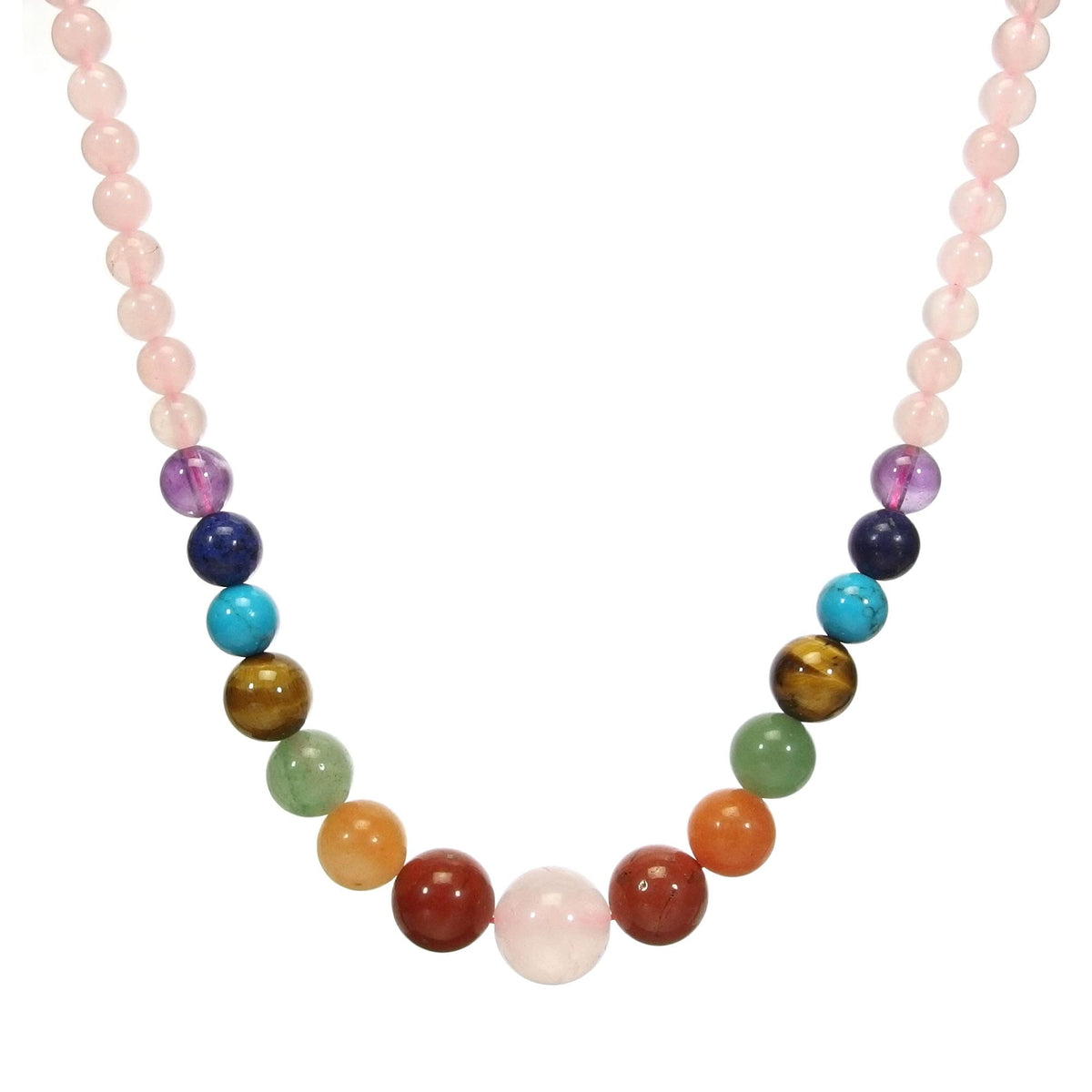 7 Chakra Necklace Stone Beaded Gemstone Gifts for Women, Mom