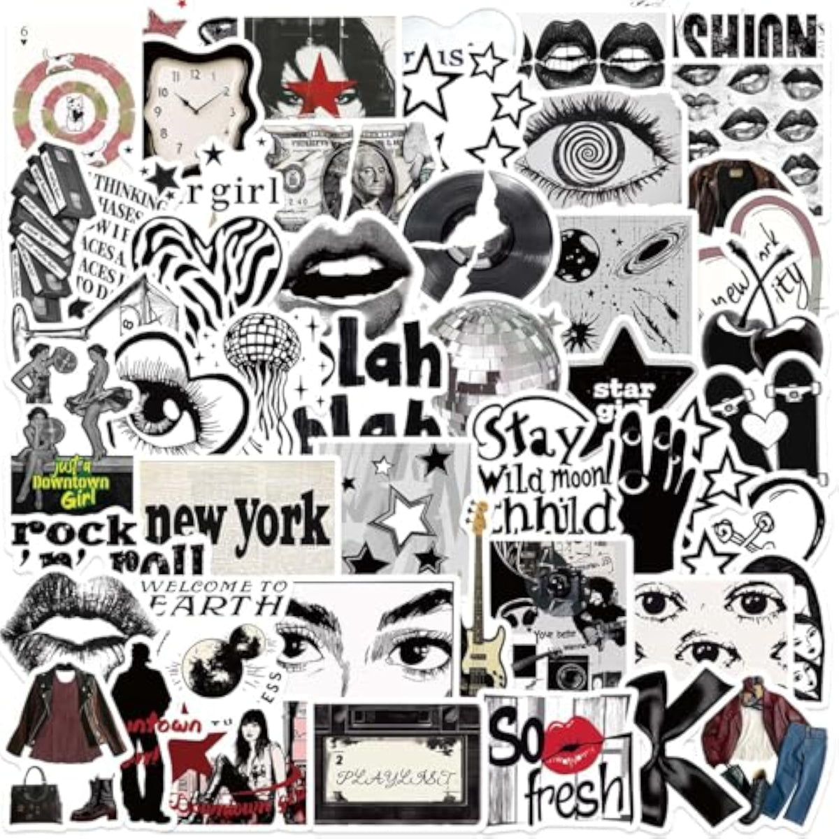 Waterproof Cool Girls Vinyl Stickers Main image