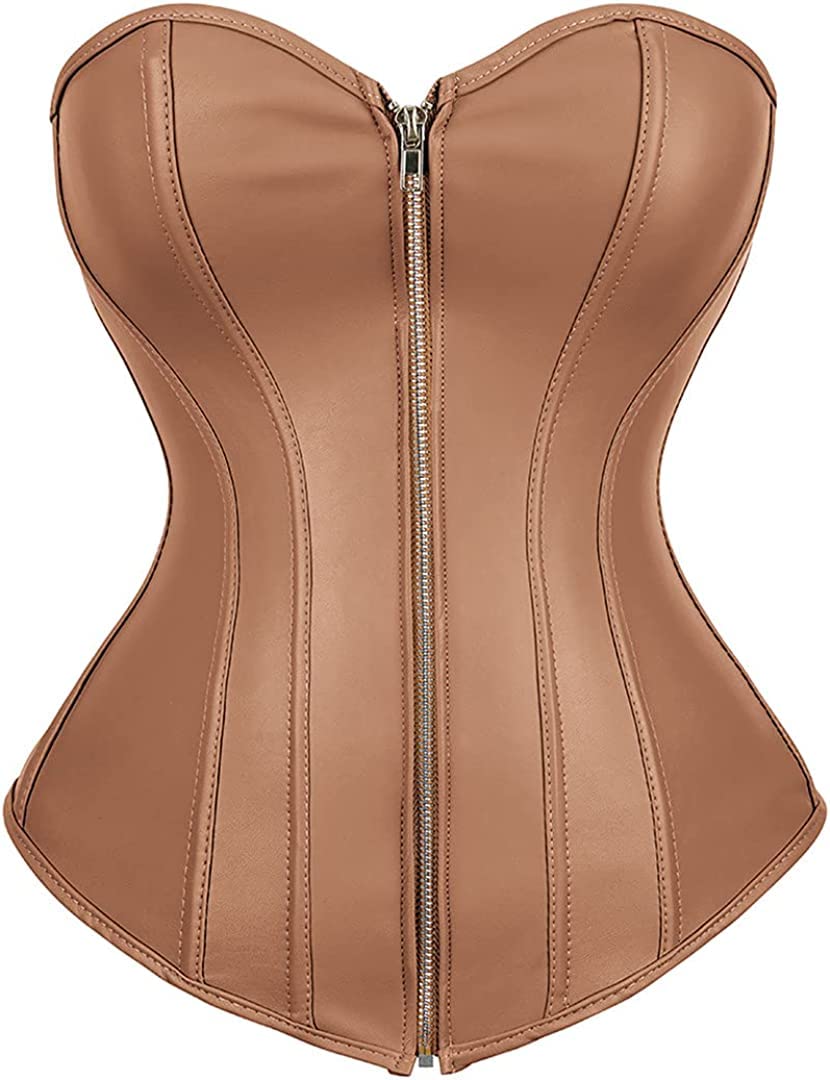 Corset With Zipper Steampunk Pirate Costume