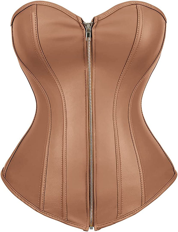 Corset With Zipper Steampunk Pirate Costume