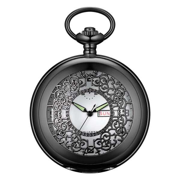 Smooth Quartz Pocket Watch for Men