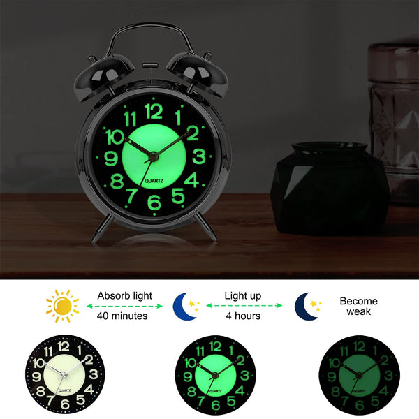 Glow In Dark Personal Alarm Clock