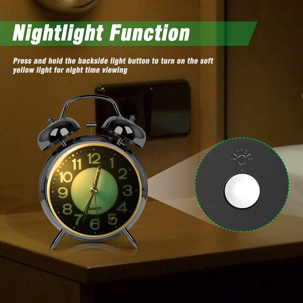 Glow In Dark Personal Alarm Clock
