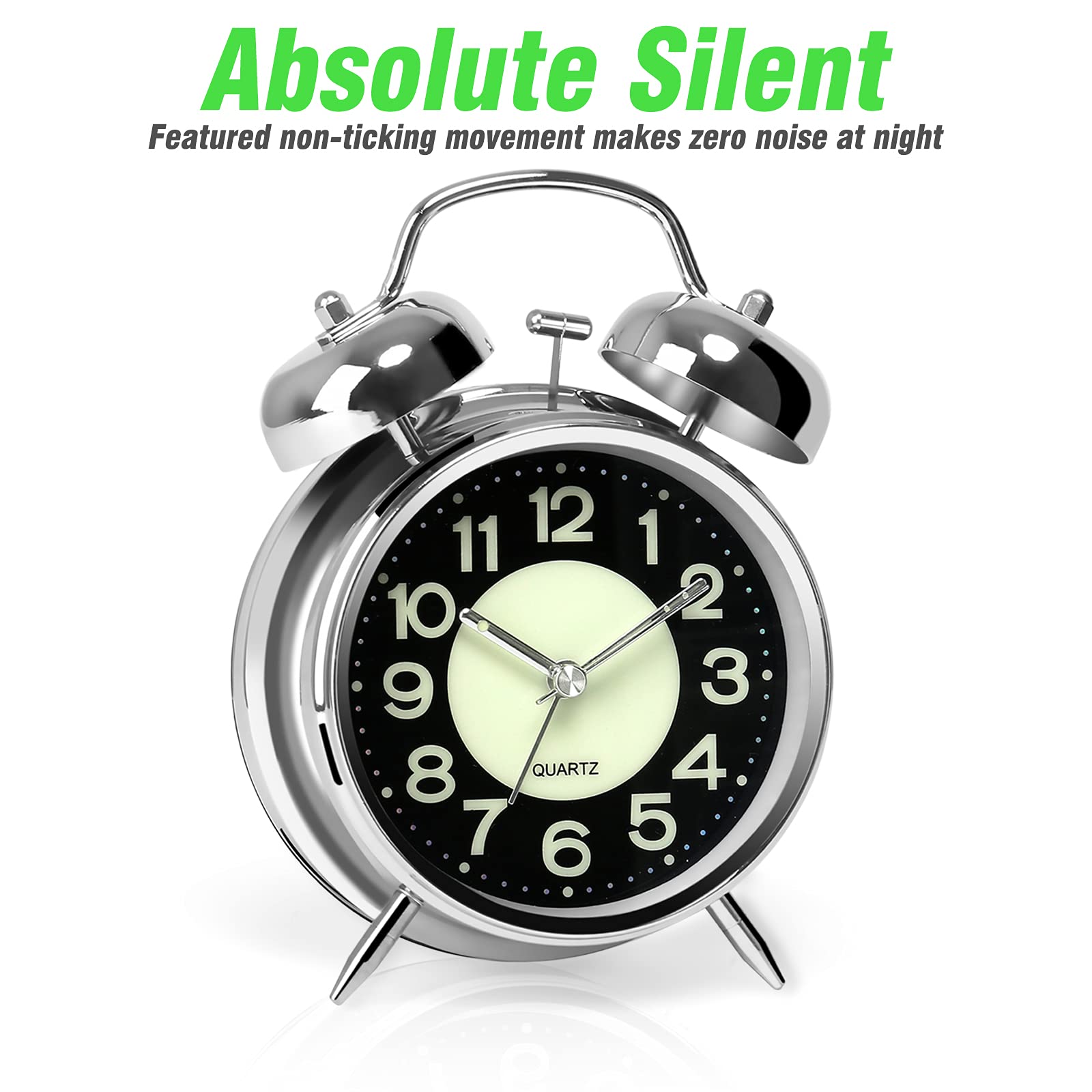 Glow In Dark Personal Alarm Clock Secondary image