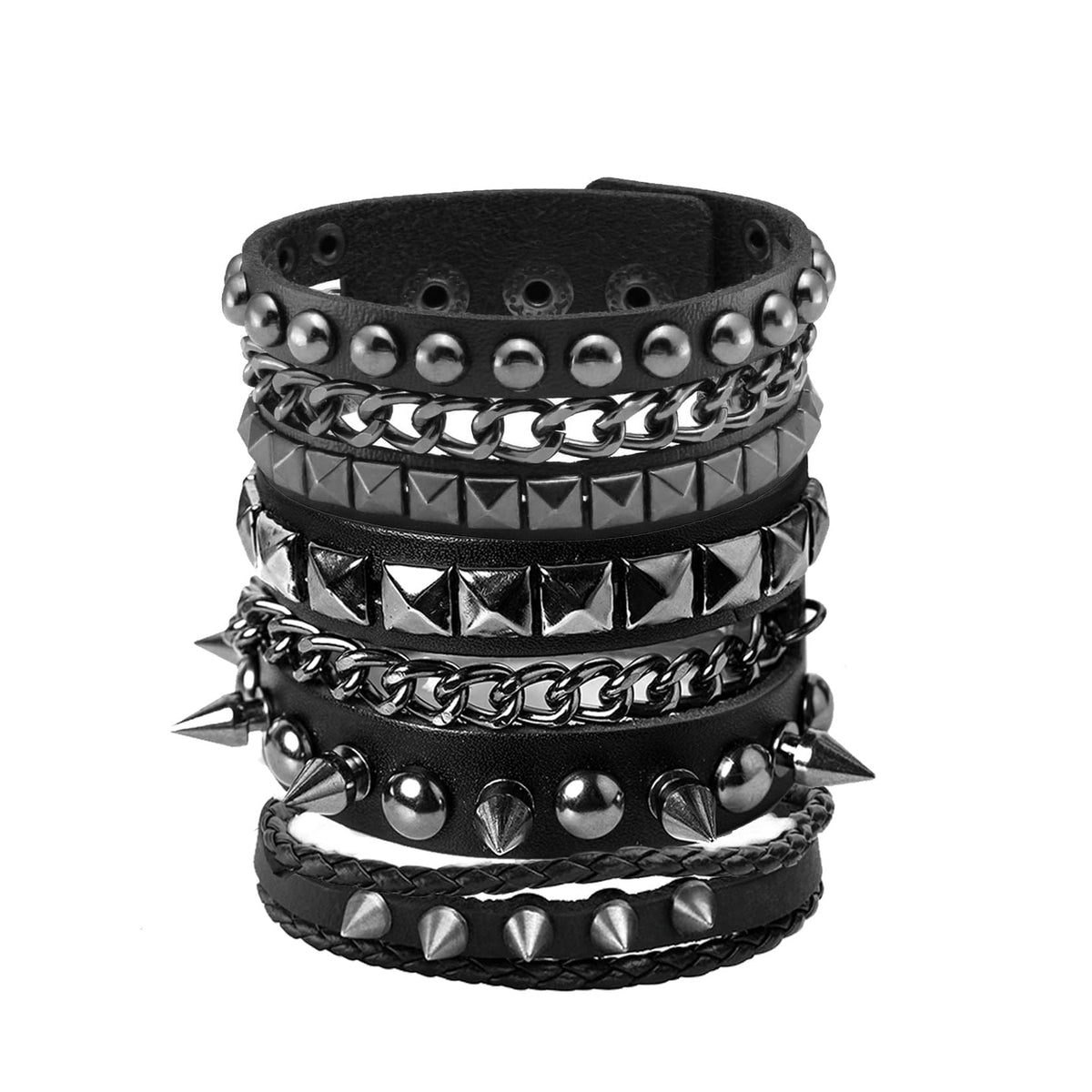 Punk Bracelets For Men - Gothic