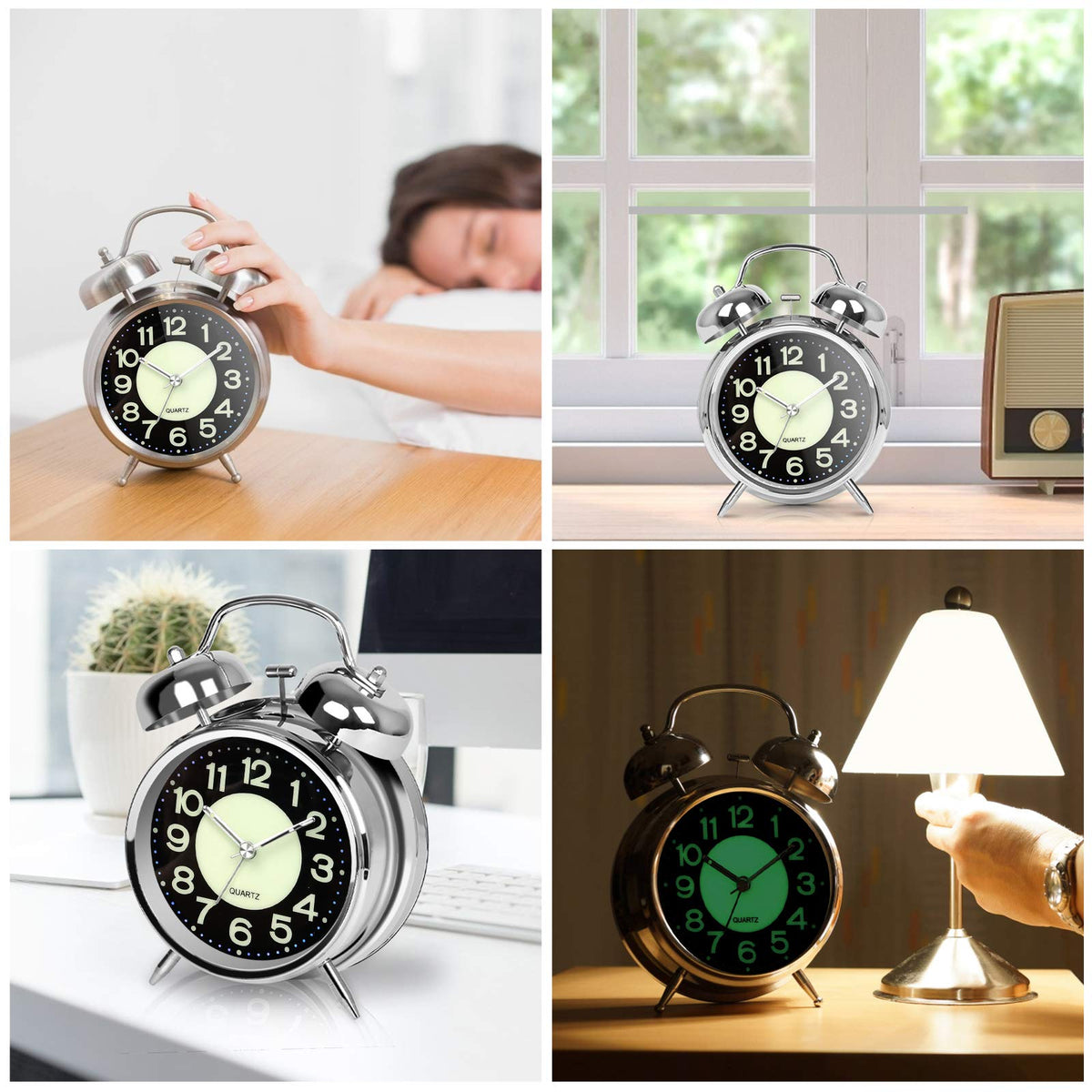 Glow In Dark Personal Alarm Clock
