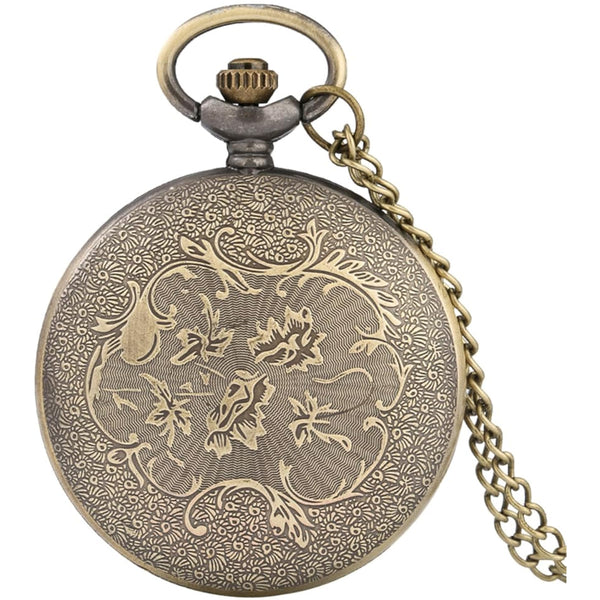 Vintage Pocket Watch with Chain for Men Necklace Watches for Women