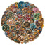 50 Pcs Mechanical Gears PET Aesthetic Stickers