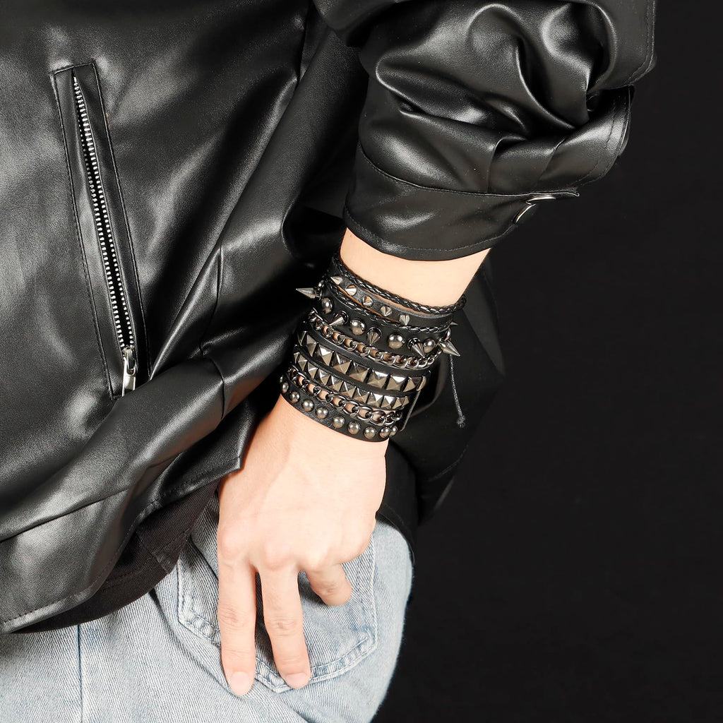 Punk Bracelets For Men - Gothic