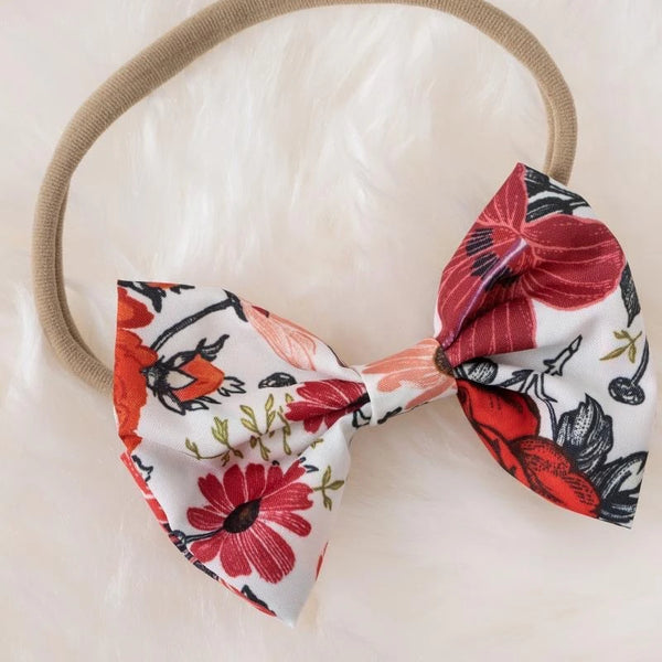 Baby Girl Summer Dress With Waist Bows and Headband