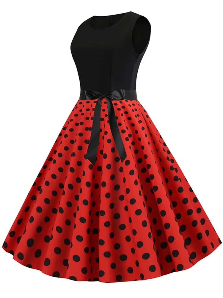 Polka Dot Pin-Up Rockabilly Party Dress