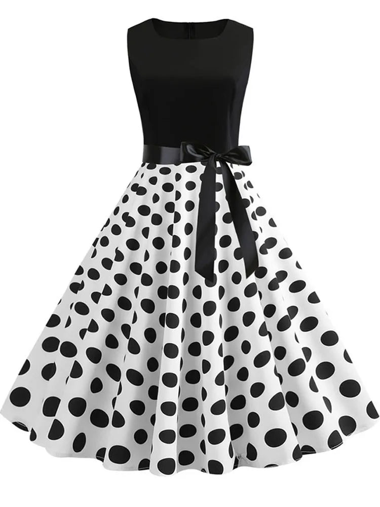 Polka Dot Pin-Up Rockabilly Party Dress
